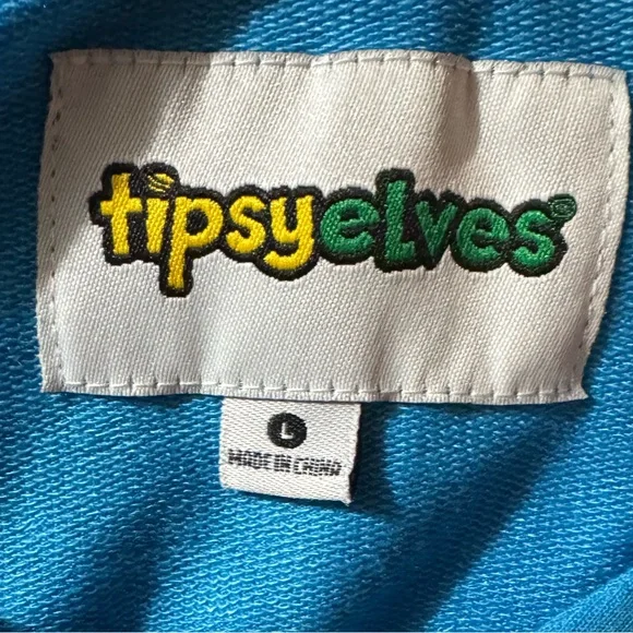 Tipsy Elves Blue and White Shark Costume for men size large NWT - Picture 2 of 3